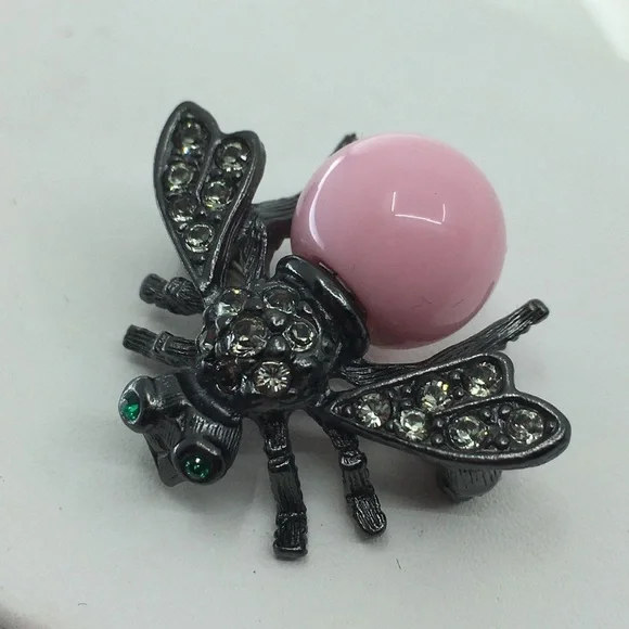 Joan Rivers Baby Bee Brooch Interchangeable Body Beads NEW in Box Multicolored - Picture 15 of 16